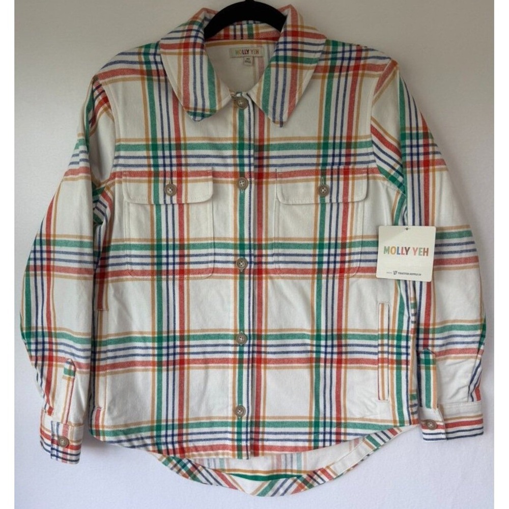 Molly Yeh Flannel Shirt Jacket Size XS